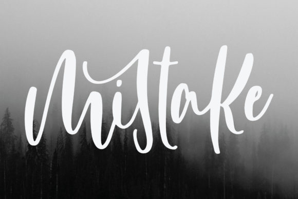Mistake Font
