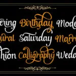 Misyalli Font Poster 2