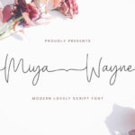 Miya Wayne Font Poster 1