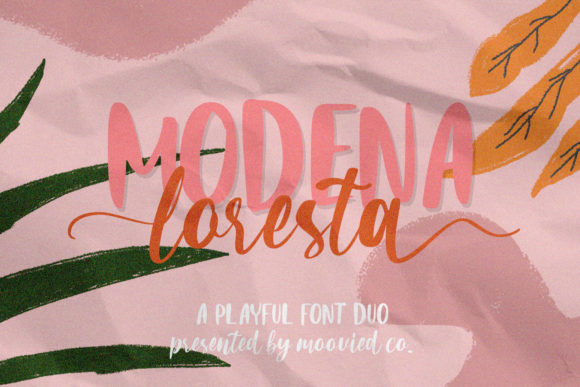 Modena Loresta Duo Font Poster 1