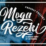 Moga Rezeki Duo Font Poster 1