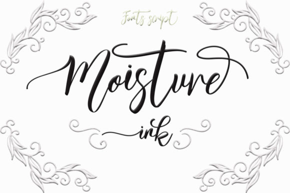 Moisture Ink Font