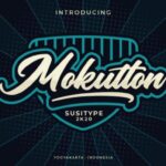 Mokutton Font Poster 1