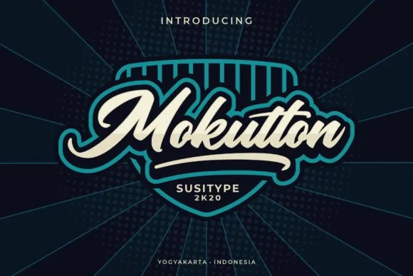 Mokutton Font Poster 1