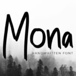 Mona Font Poster 1