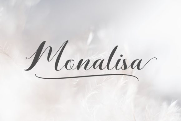 Monalisa Font Poster 1