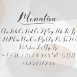 Monalisa Font Poster 4