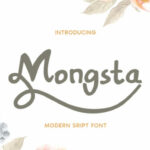 Mongsta Font Poster 1