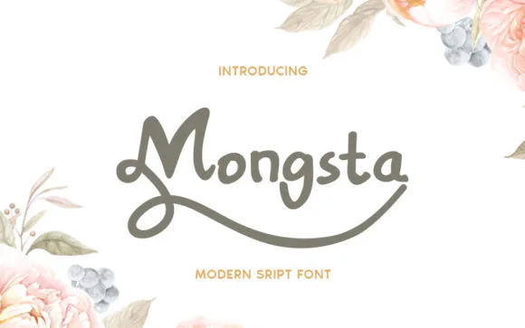 Mongsta Font Mongsta Font Poster 1