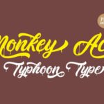 Monkey Act Font Poster 1