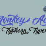 Monkey Act Font Poster 2