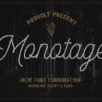 Monotage Font Poster 1