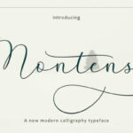 Montens Font Poster 1