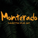 Monterado Font Poster 1