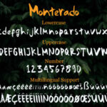 Monterado Font Poster 7