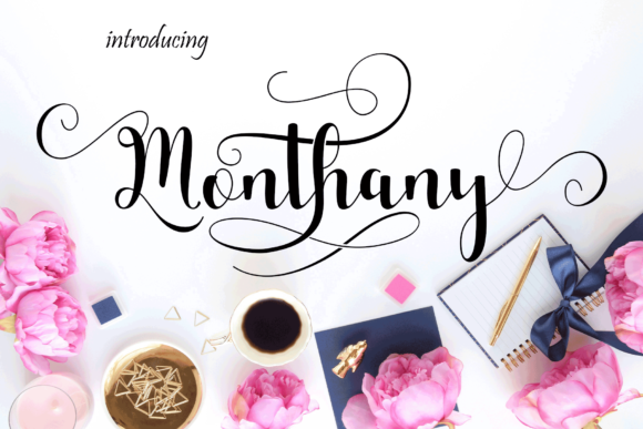 Monthany Font Poster 1