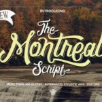 Montreal Script Font Poster 1