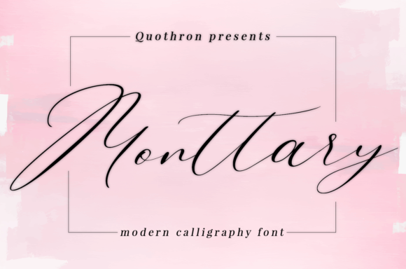 Monttary Font Poster 1