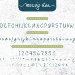 Moody Star Font Poster 5