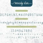 Moody Star Font Poster 5