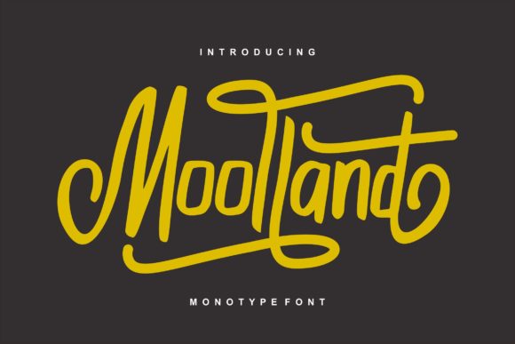 Moolland Font Poster 1