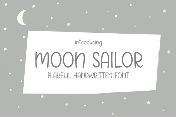 Moon Sailor Font Poster 1