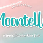 Moontells Font Poster 1