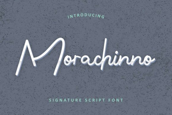 Morachinno Font Poster 1