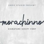 Morachinno Font Poster 2