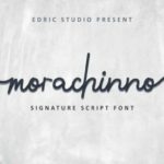 Morachinno Font Poster 2