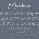 Morachinno Font Poster 5