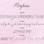 Morghana Font Poster 5