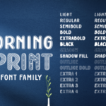 Morning Sprint Font Poster 1