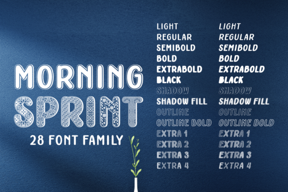 Morning Sprint Font Poster 1