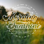 Morning Sunshine Font Poster 1