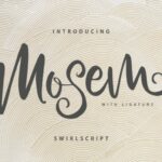 Mosem Font Poster 1