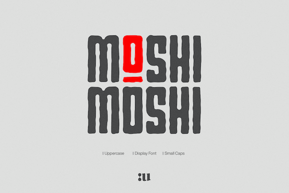 Moshi Moshi Font Poster 1