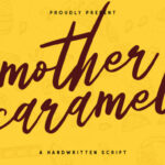Mother Caramel Font Poster 1