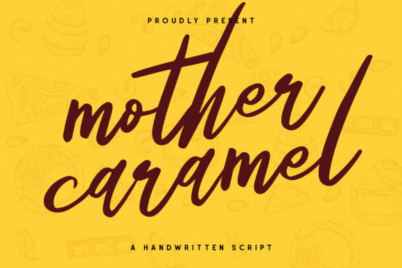 Mother Caramel Font Poster 1