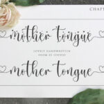 Mother Tongue Font Poster 1