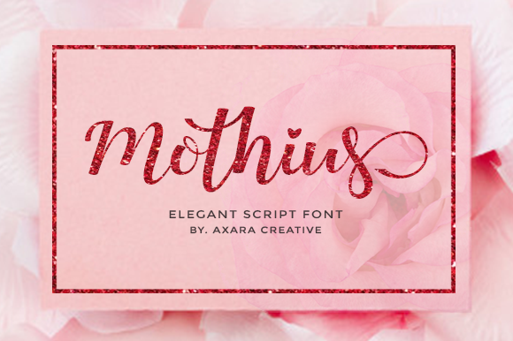 Mothius Font Mothius Font Poster 1