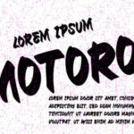 Motorov Font Poster 1