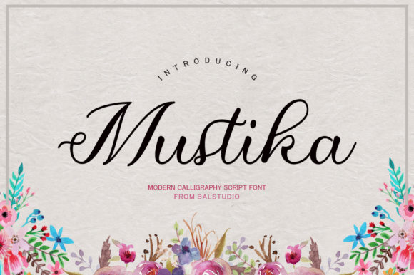 Mustika Font Poster 1