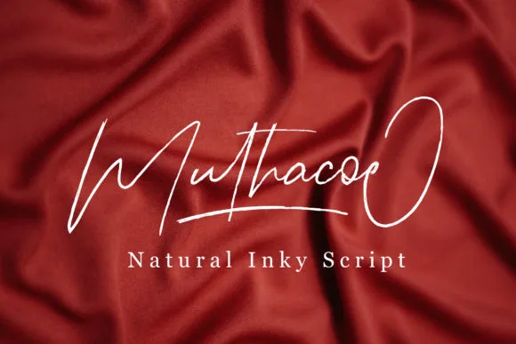 Muthacoe Font Muthacoe Font Poster 1