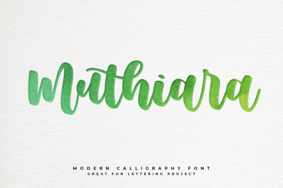 Muthiara Font Poster 1