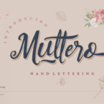 Muttero Font Poster 1