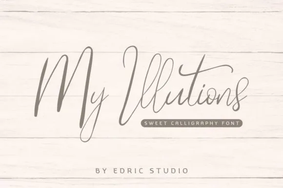 My Illutions Font My Illutions Font Poster 1
