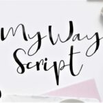 My Way Font Poster 1