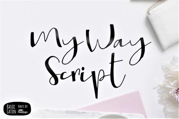 My Way Font Poster 1