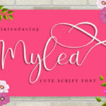 Mylea Font Poster 1